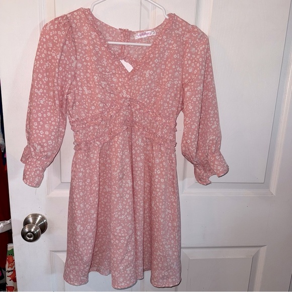 EUC Indulge Pink Floral Dress - XL (16) - Picture 1 of 5